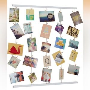 Photo Display clip holder with lighting